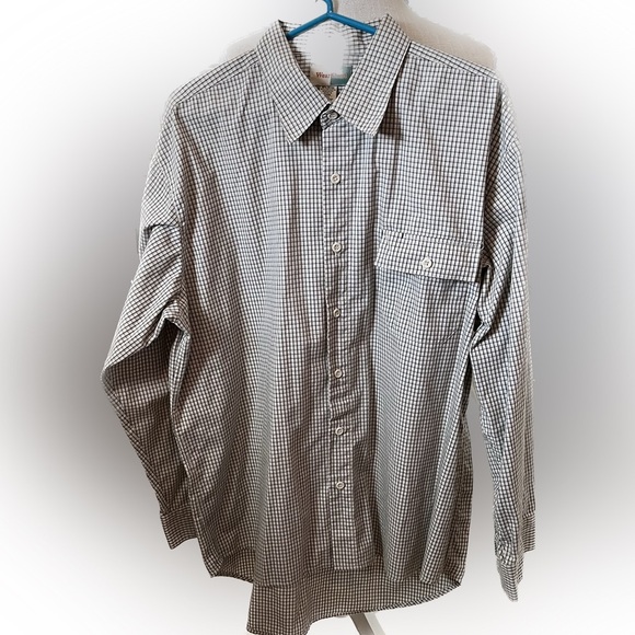 Wear Guard Men’s Long Sleeve Button Down Plaid Shirt Size XL - Picture 1 of 4